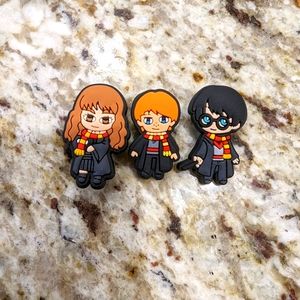 3/$15 NWOT New crocs charms jibbitz Harry Potter Ron Hermione set of 3